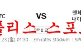 1월23일 프리미어리그 아스널 FC 맨체스터 유나이티드 FC 분석 먹튀폴리스 0 (0)
