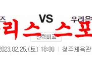 2월25일 WKBL 청주 KB스타즈 우리은행 우리WON 여자농구 분석 먹튀폴리스