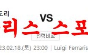 2월18일 세리에A UC 삼프도리아 볼로냐 FC 1909 축구분석 먹튀폴리스