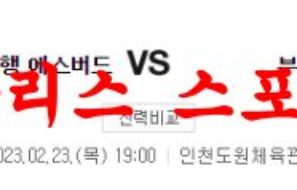 2월23일 WKBL 신한은행 에스버드 하나원큐 국내 여자농구 분석 먹튀폴리스