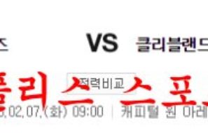 2월7일 NBA 워싱턴 위저스 클리블랜드 캐벌리어스 느바 분석 먹튀폴리스