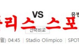 3월6일 세리에A AS 로마 유벤투스 FC 해외축구 라인업 분석 먹튀폴리스 0 (0)