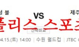 4월15일 K리그 수원삼성 블루윙즈 제주 유나이티드 FC 국내 축구분석 먹튀폴리스 0 (0)