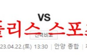 4월22일 K리그2 FC 안양 김포 FC 국내 프로축구 프리뷰 및 분석 먹튀폴리스