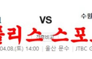 4월8일 K리그 울산현대 수원삼성 블루윙즈 국내축구 분석 먹튀폴리스