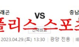 4월29일 K리그2 전남 드래곤즈 충남아산 축구단 국내축구 분석 먹튀폴리스 0 (0)