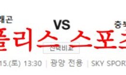 4월15일 K리그2 전남 드래곤즈 충북청주 FC 국내축구분석 먹튀폴리스 0 (0)