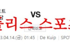 4월14일 UEFA유로파리그 페예노르트 로테르담 AS로마 축구분석 먹튀폴리스