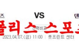4월7일 NBA 피닉스 썬즈 덴버 너깃츠 프로농구 느바 프리뷰 및 분석 먹튀폴리스 0 (0)