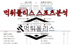 5월23일 세리에A AS 로마 스포티바 살레르니타나 해외 축구 분석