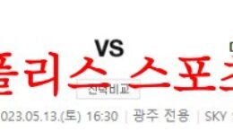 5월13일 K리그 광주FC 대구FC 국내축구 경기일정 및 예상 프리뷰 먹튀폴리스 0 (0)