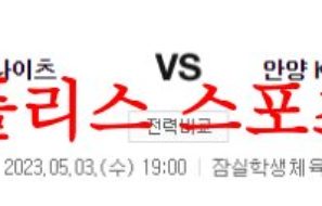 5월3일 KBL 서울SK 나이츠 안양KGC 인삼공사 프로농구 분석 먹튀폴리스