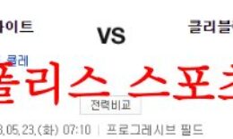 5월23일 MLB 클리블랜드 가디언즈 시카고 화이트삭스 야구분석 먹튀폴리스 0 (0)