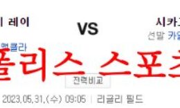 5월31일 MLB 시카고컵스 탬파베이 레이스 해외야구분석 먹튀폴리스 0 (0)