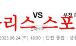 6월24일 K리그2 성남FC 부천FC1995 상대전 전적 파악 후 경기 예상분석 먹튀폴리스 0 (0)
