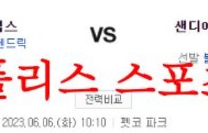 6월6일 MLB 샌디에이고 파드리스 시카고컵스 해외야구 예상 분석 먹튀폴리스