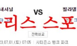 7월1일 MLB 필라델피아 필리스 워싱턴 내셔널스 미국프로야구 분석 먹튀폴리스 0 (0)