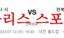 7월12일 K리그 대전하나시티즌 전북현대모터스 축구 1부리그 프리뷰 먹튀폴리스 0 (0)