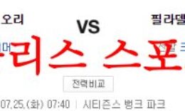 7월25일 MLB 필라델피아 필리스 볼티모어 오리올스 해외야구 분석 먹튀폴리스 0 (0)