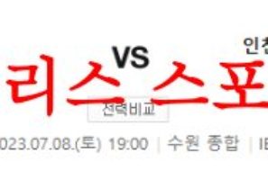 7월8일 K리그 수원FC 인천유나이티드FC 국대 축구팀 라인업 분석 먹튀폴리스