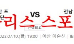 7월10일 K리그2 충남아산프로축구단 전남드래곤즈 국내축구 분석 먹튀폴리스 0 (0)