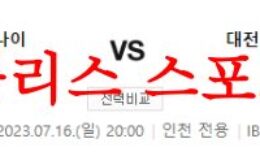 7월16일 K리그 인천유나이티드FC 대전하나시티즌 국내축구 예상분석 먹튀폴리스 0 (0)