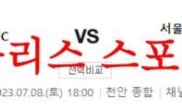 7월8일 K리그2 천안시티FC 서울이랜드FC 상대전적 비교 및 프리뷰 먹튀폴리스 0 (0)