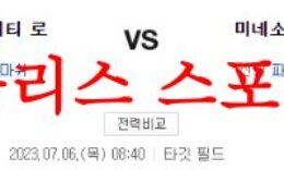 7월6일 MLB 미네소타 트윈스 캔자스시티 로열스 선발예고 분석 먹튀폴리스 0 (0)