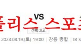 8월19일 K리그 강원FC 수원FC 국축 실시간 예측 및 시나리오 분석 먹튀폴리스 0 (0)
