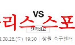8월26일 K리그2 경남FC 성남FC 국내 프로축구 구단 예상 라인업 분석 먹튀폴리스 0 (0)