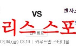 8월4일 MLB 캔자스시티 로얄스 뉴욕 메츠 믈브 미국프로야구 예상 먹튀폴리스 0 (0)