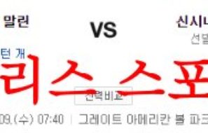 8월9일 MLB 신시내티 레즈 마이애미 말린스 해외프로야구 예상분석 먹튀폴리스