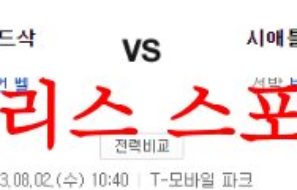 8월2일 MLB 시애틀 매리너스 보스턴 레드삭스 해외경기 프리뷰 먹튀폴리스