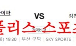 8월29일 K리그2 부산아이파크 김천상무FC 국내축구 2부 리그 분석 먹튀폴리스 0 (0)