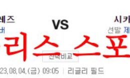 8월4일 MLB 시카고 컵스 신시내티 레즈 미국프로야구 선발투수 분석 먹튀폴리스 0 (0)