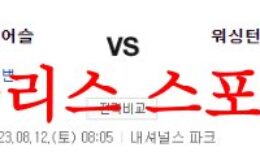 8월12일 MLB 워싱턴 내셔널스 오클랜드 어슬레틱스 야구분석 먹튀폴리스 0 (0)