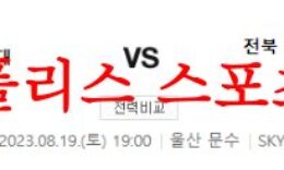 8월19일 K리그 울산현대축구단 전북현대모터스 국내축구 경기일정 및 분석 먹튀폴리스 0 (0)