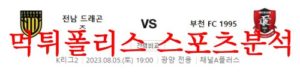 8월5일 K리그2 전남 드래곤즈 부천FC1995 국내축구 예상분석 모음 먹튀폴리스<span class="rmp-archive-results-widget rmp-archive-results-widget--not-rated"><i class=" rmp-icon rmp-icon--ratings rmp-icon--star "></i><i class=" rmp-icon rmp-icon--ratings rmp-icon--star "></i><i class=" rmp-icon rmp-icon--ratings rmp-icon--star "></i><i class=" rmp-icon rmp-icon--ratings rmp-icon--star "></i><i class=" rmp-icon rmp-icon--ratings rmp-icon--star "></i> <span>0 (0)</span></span>