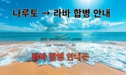 먹튀폴리스 안전놀이터 나루토 → 라바 합병 안내 0 (0)